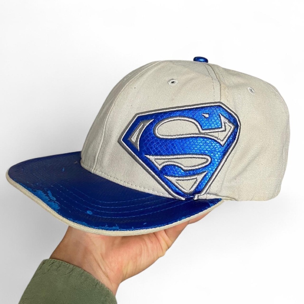 Vintage Superman Six Flags Snapback Hat